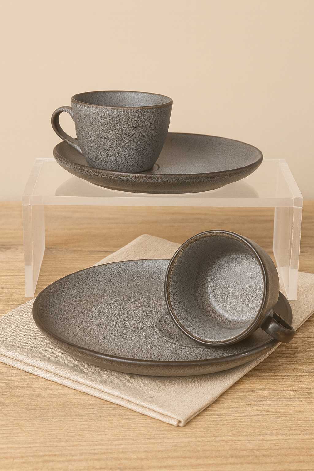 ceramic cup & saucer set