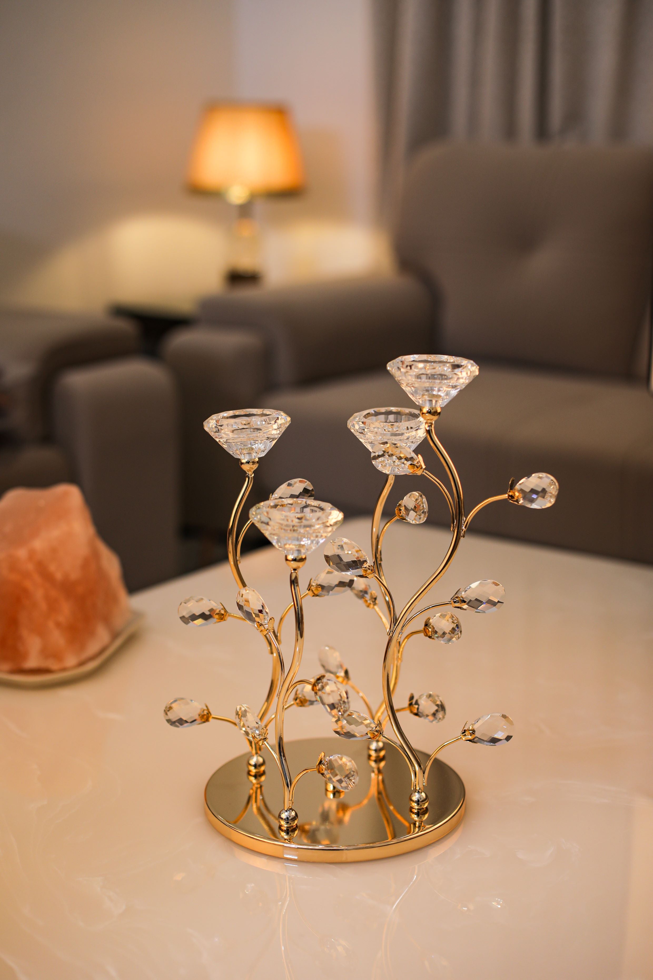 Crystal Candle Stand