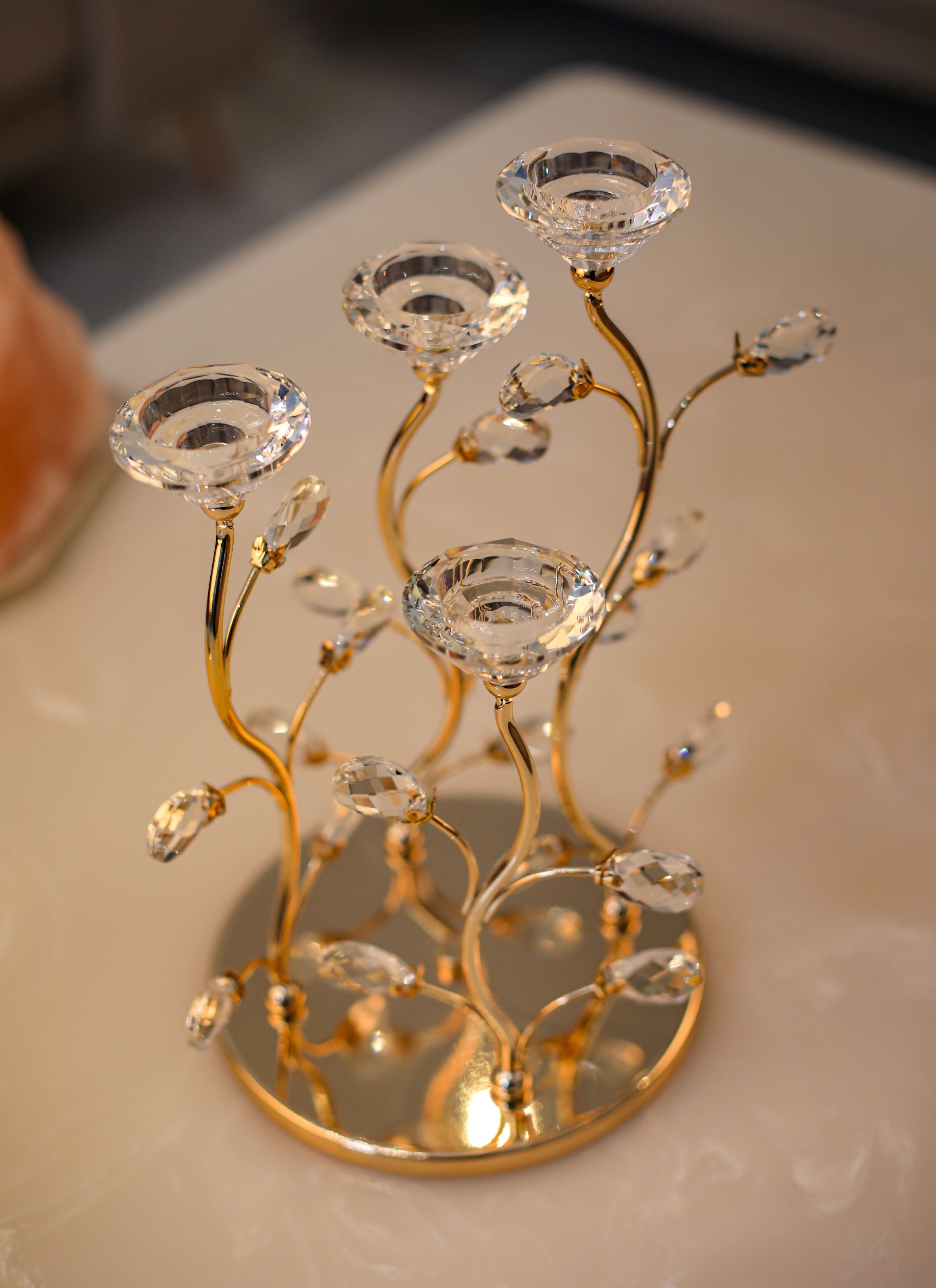 Crystal Candle Stand