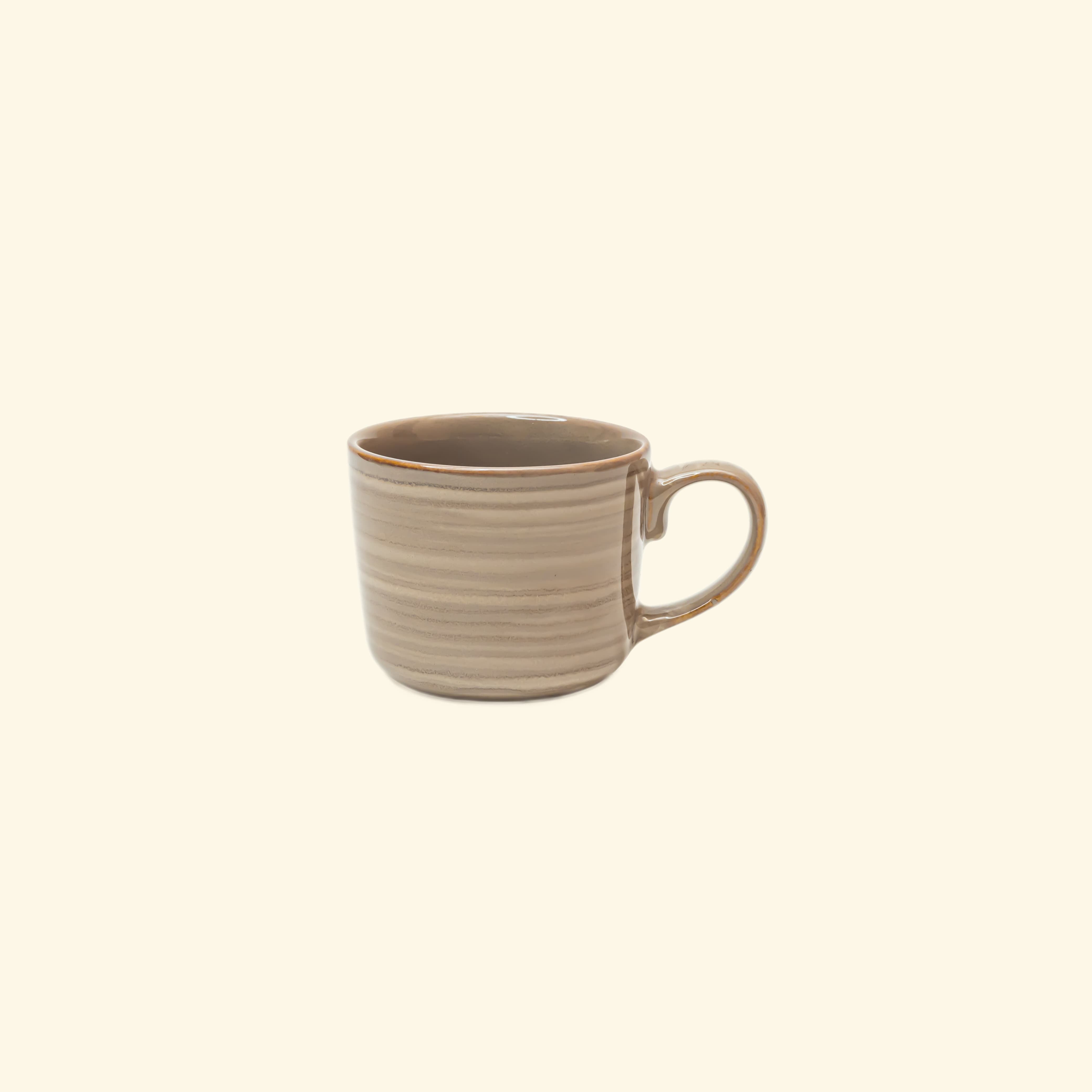 Ceramic Cup & Saucer (Set Of 6+6)