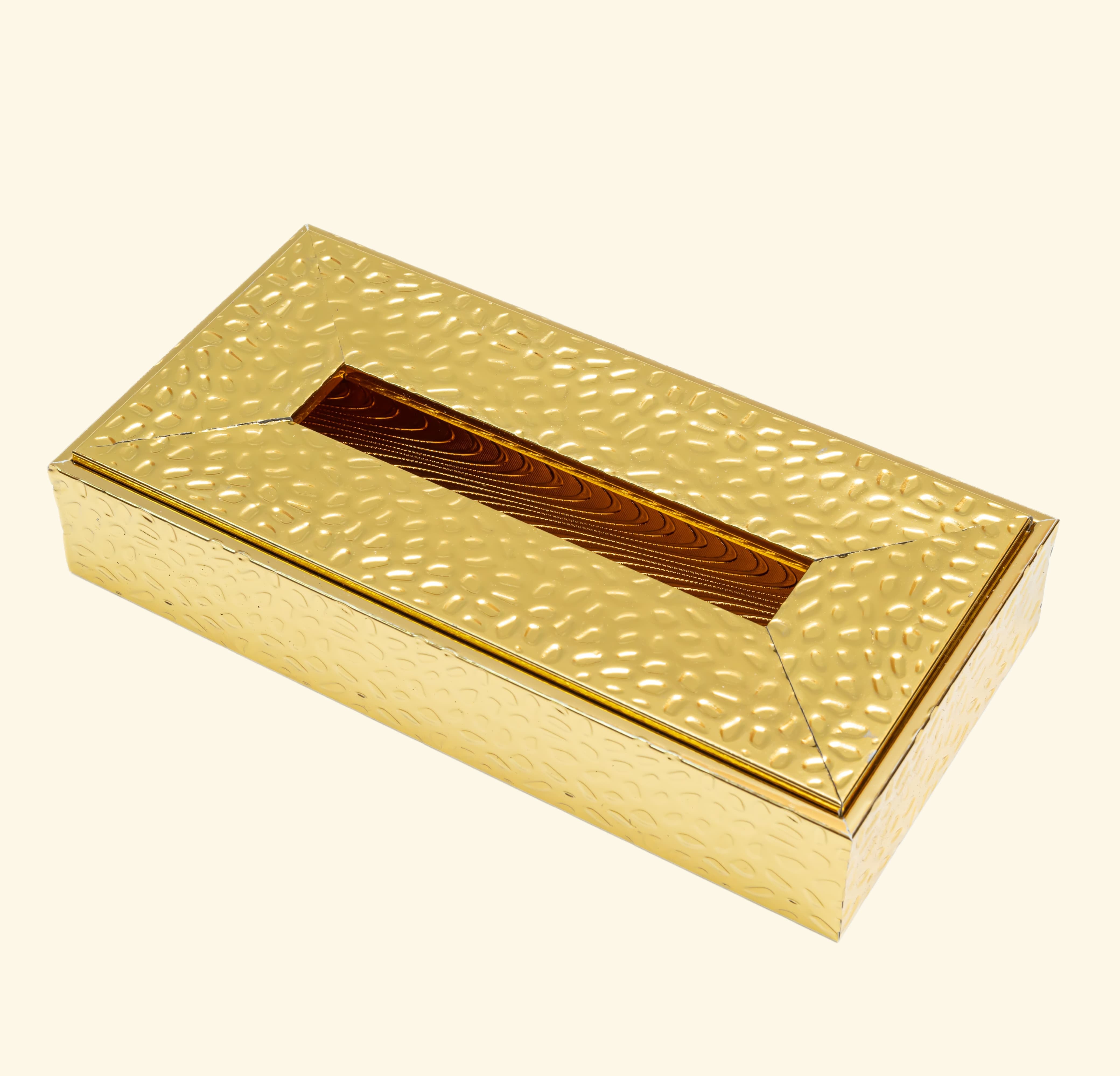 Golden Metal Dry fruit tray