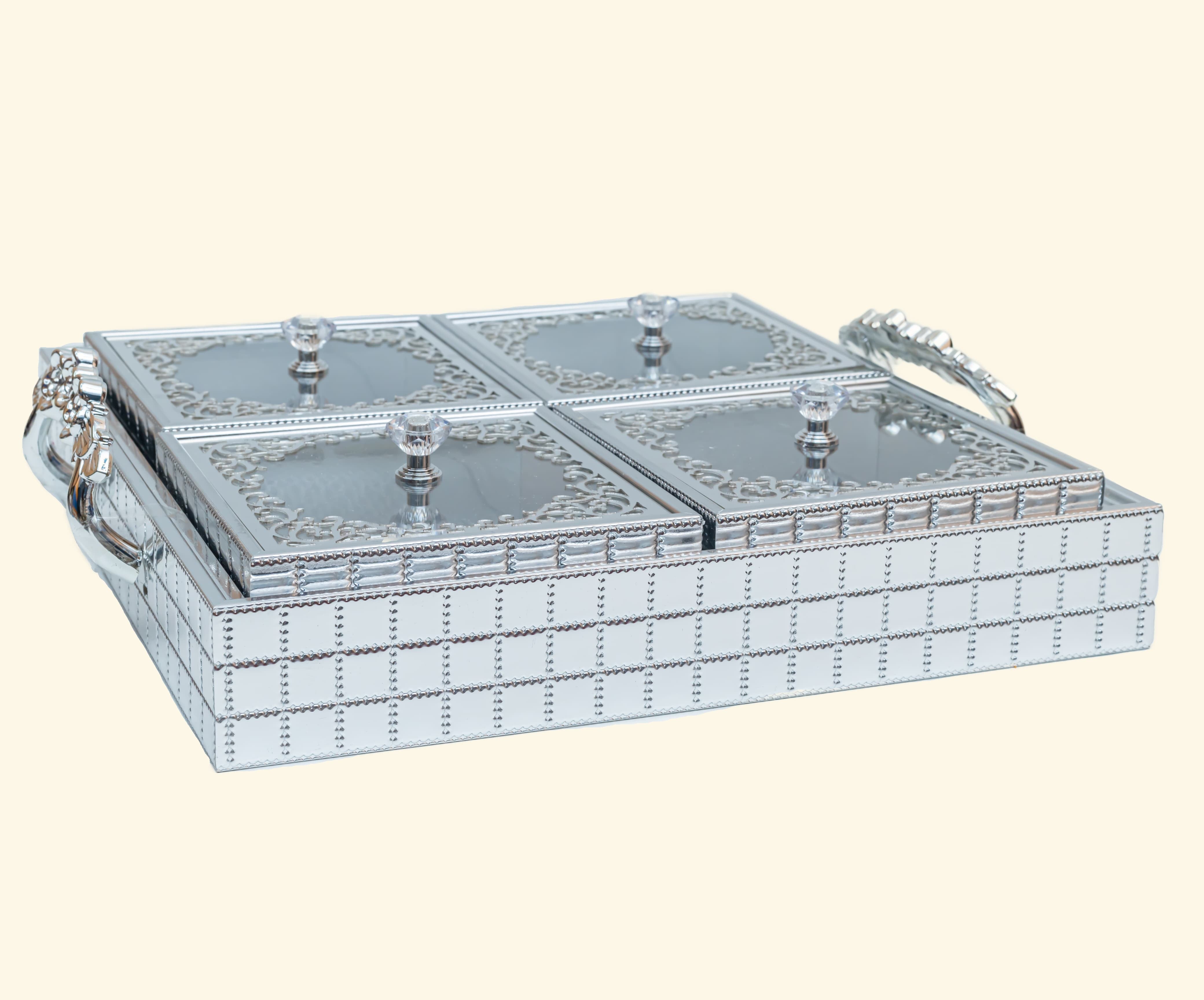 Silvar Metal Dry fruit tray