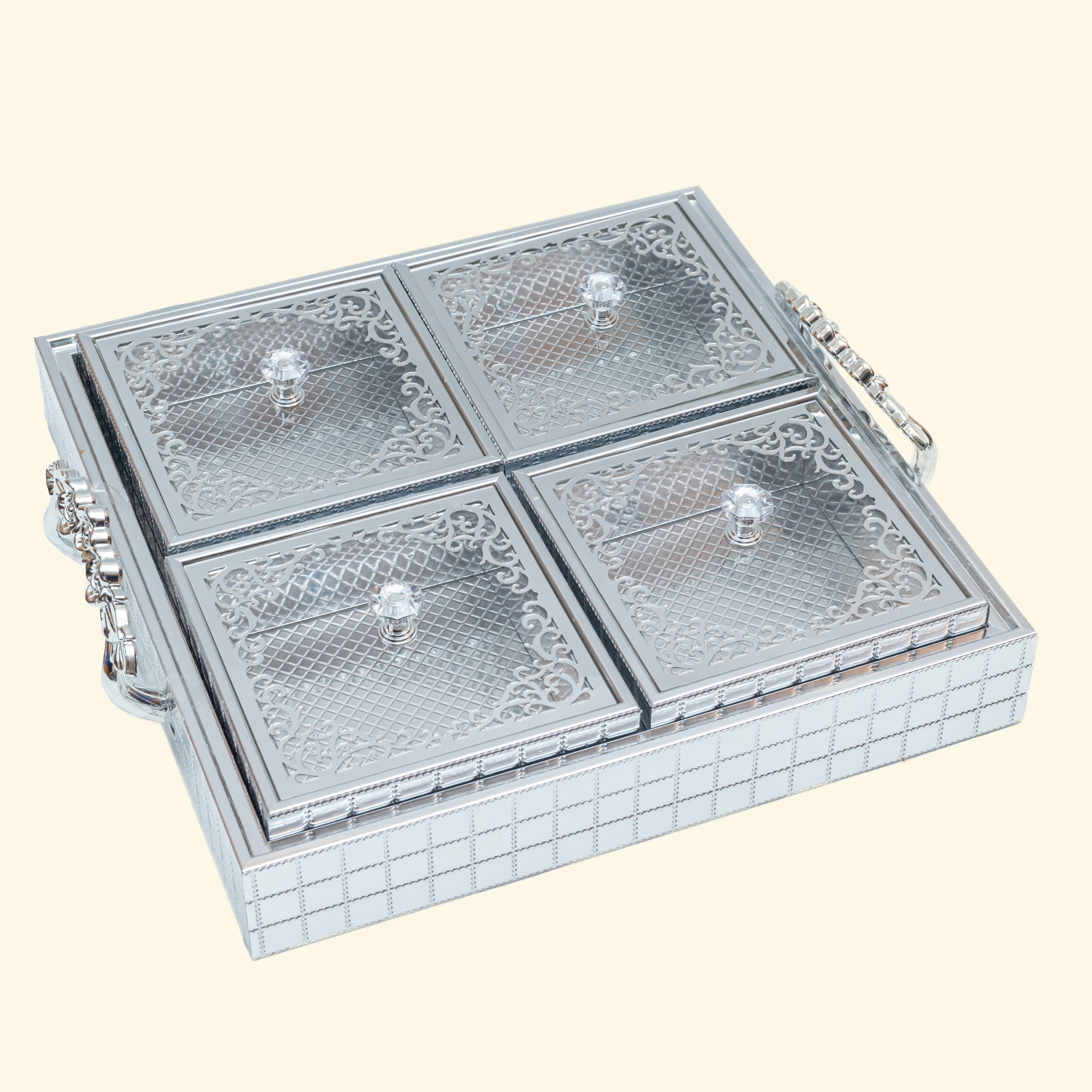 Silvar Metal Dry fruit tray