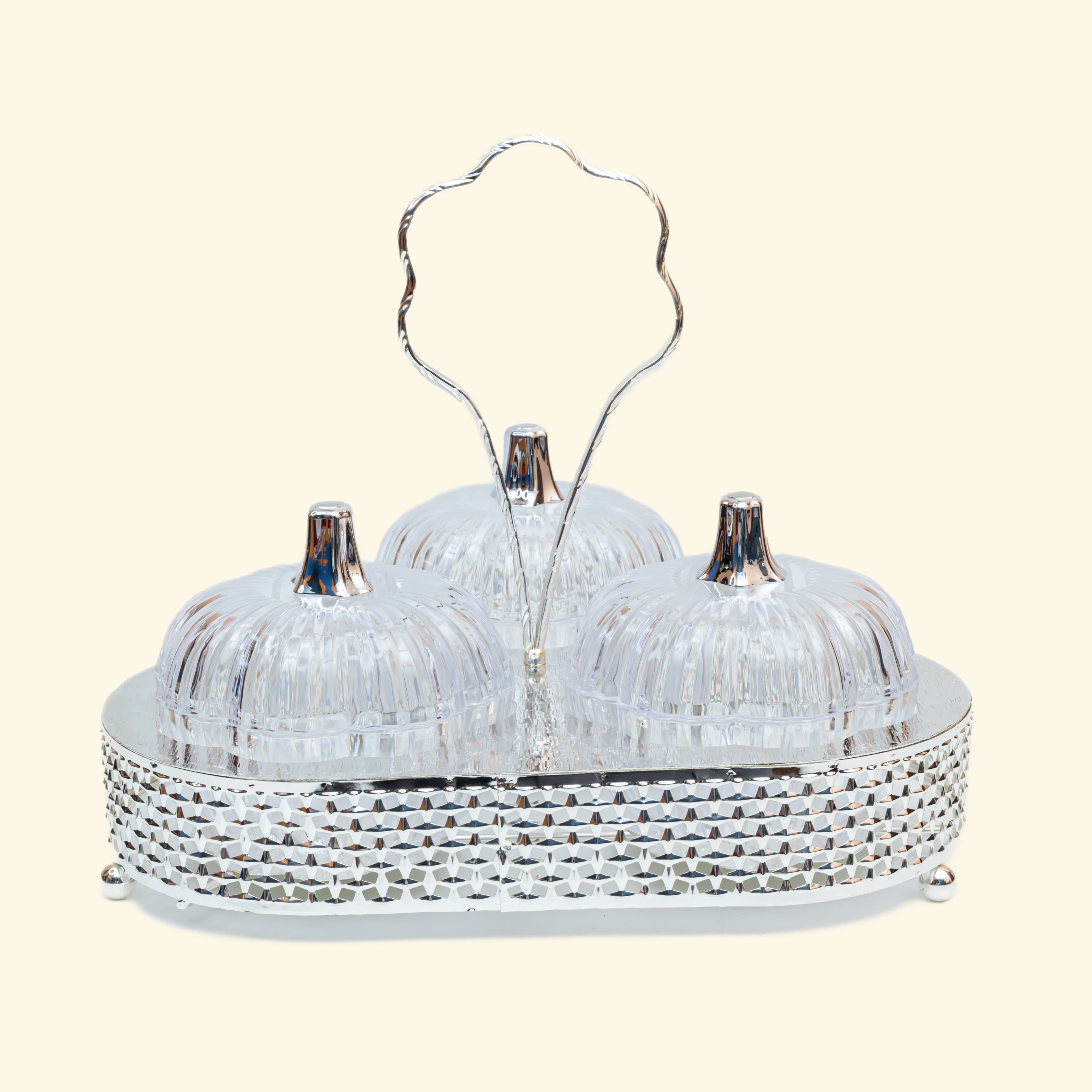 Silvar Metal Dry fruit tray