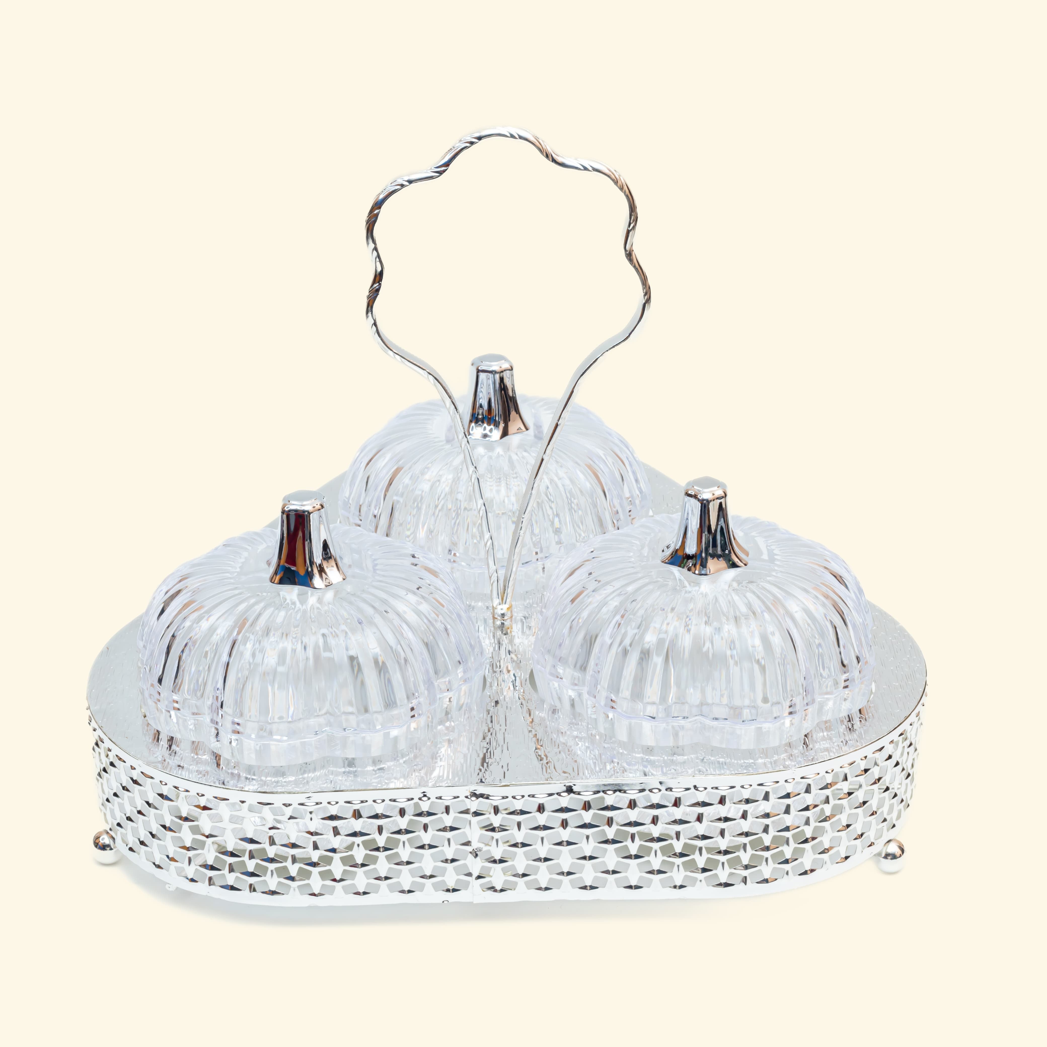 Silvar Metal Dry fruit tray