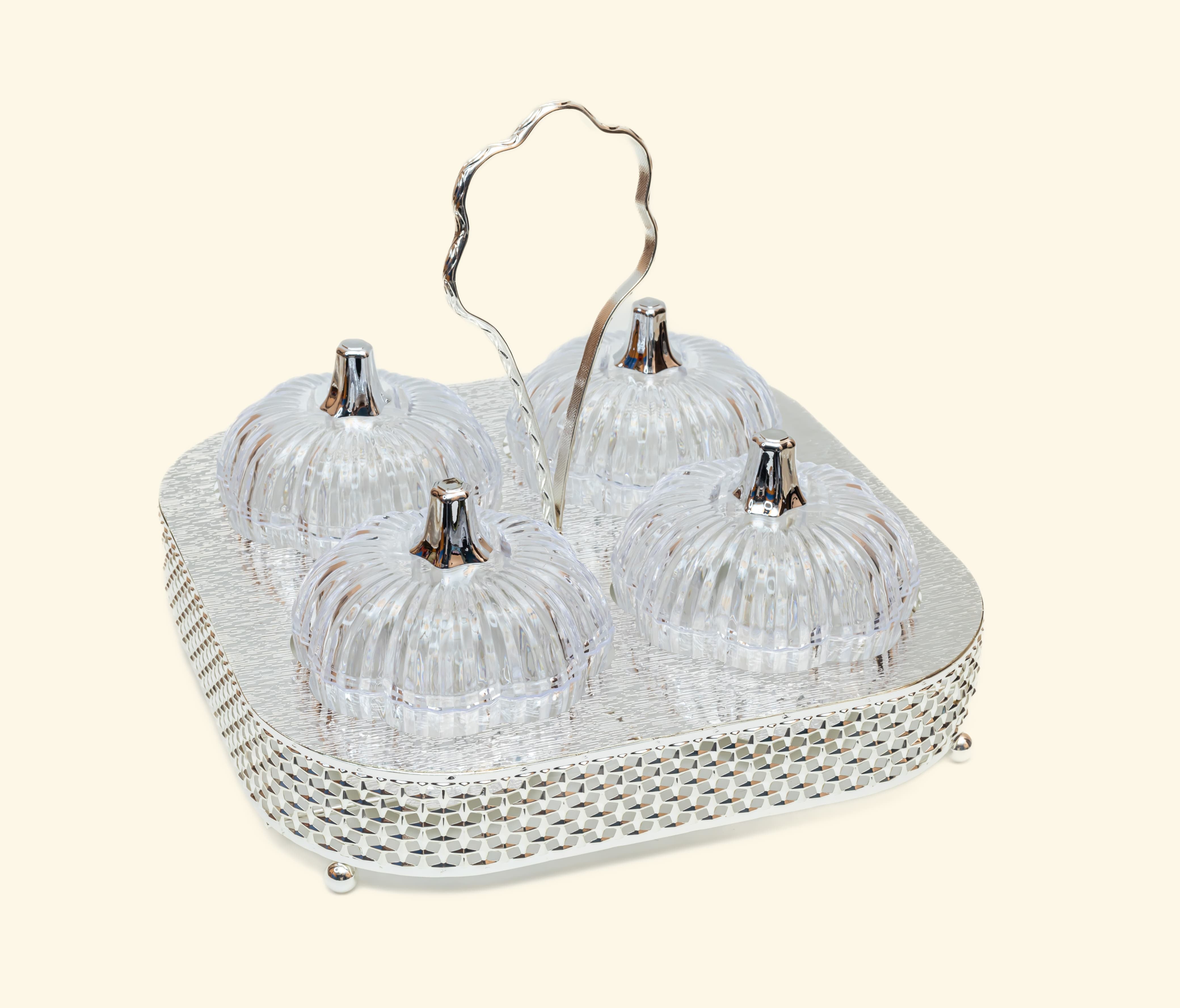 Silvar Metal Dry fruit tray