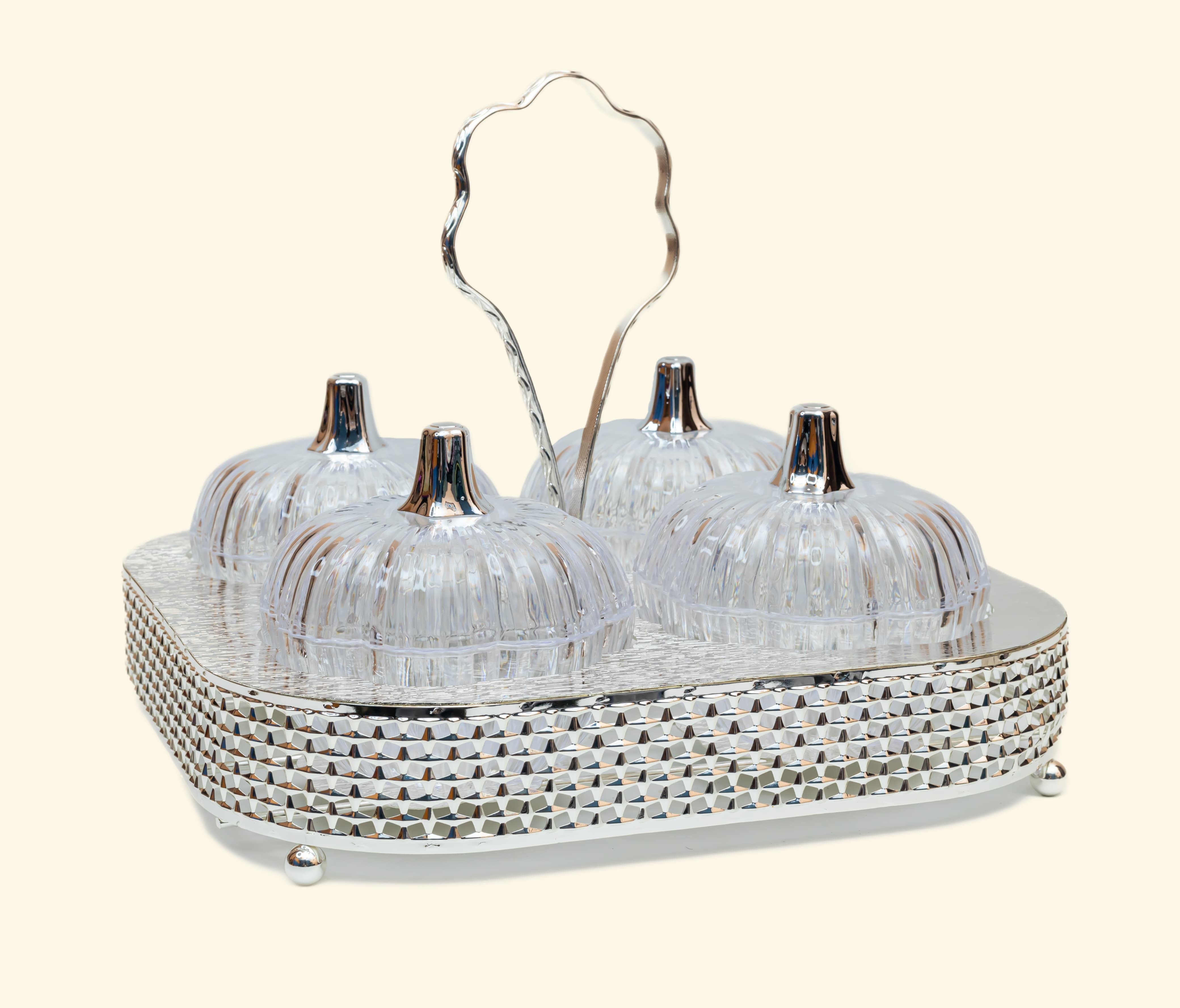 Silvar Metal Dry fruit tray