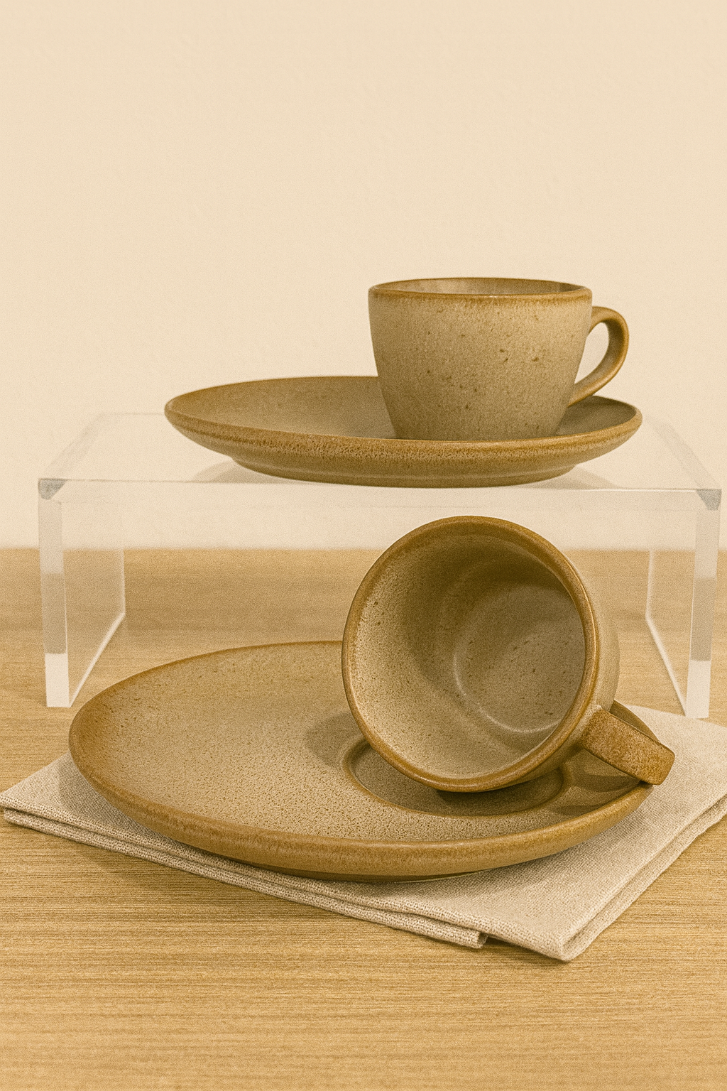 ceramic cup & saucer set