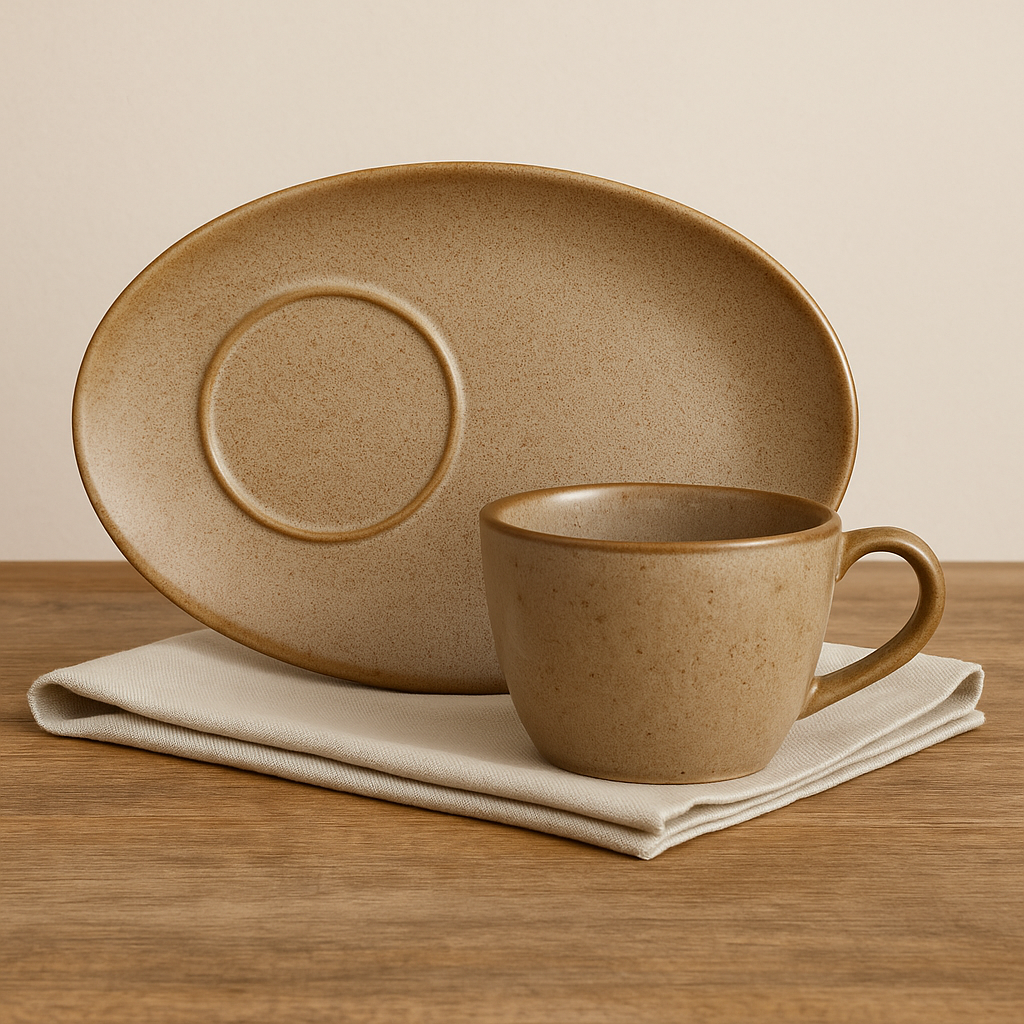 ceramic cup & saucer set