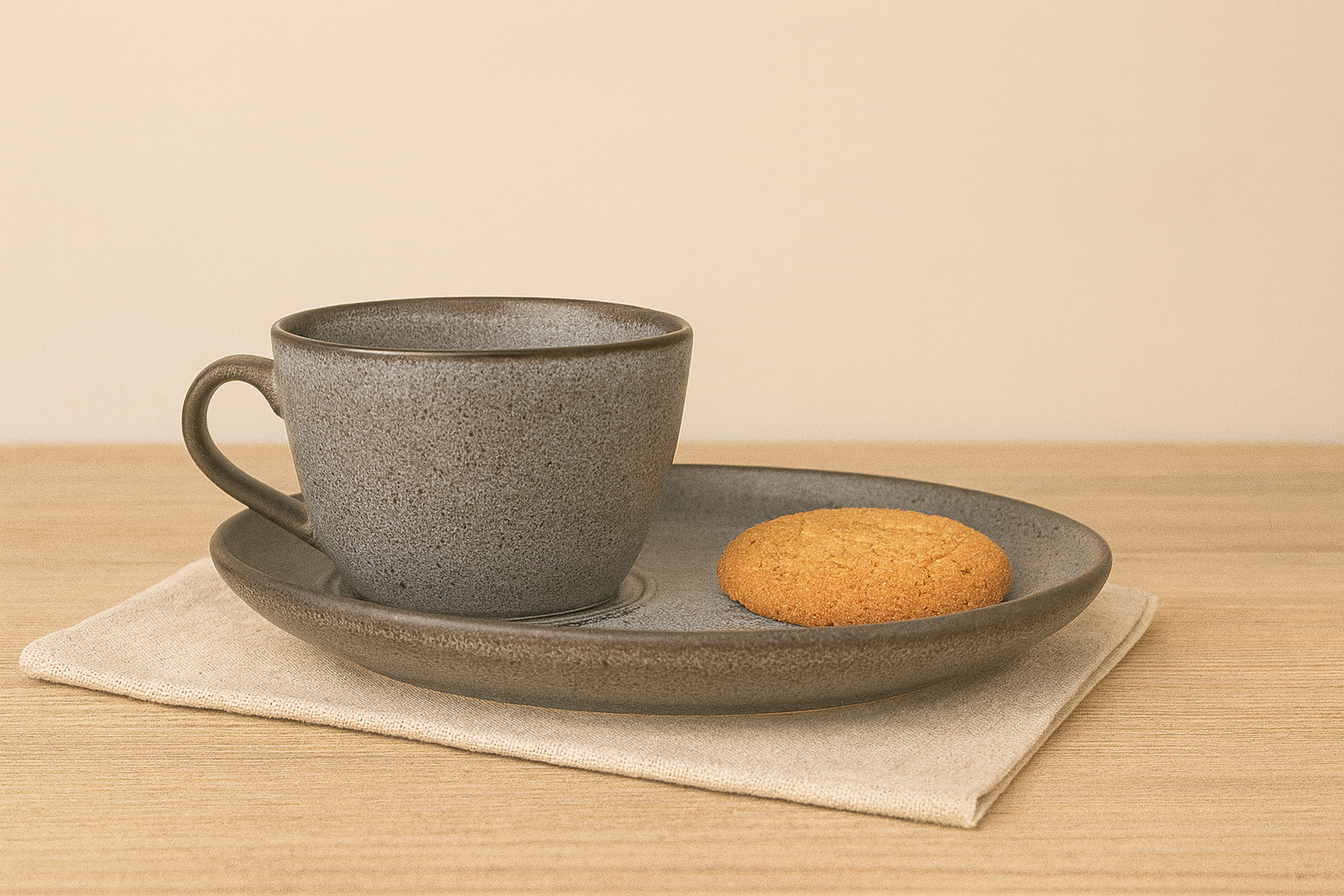 ceramic cup & saucer set