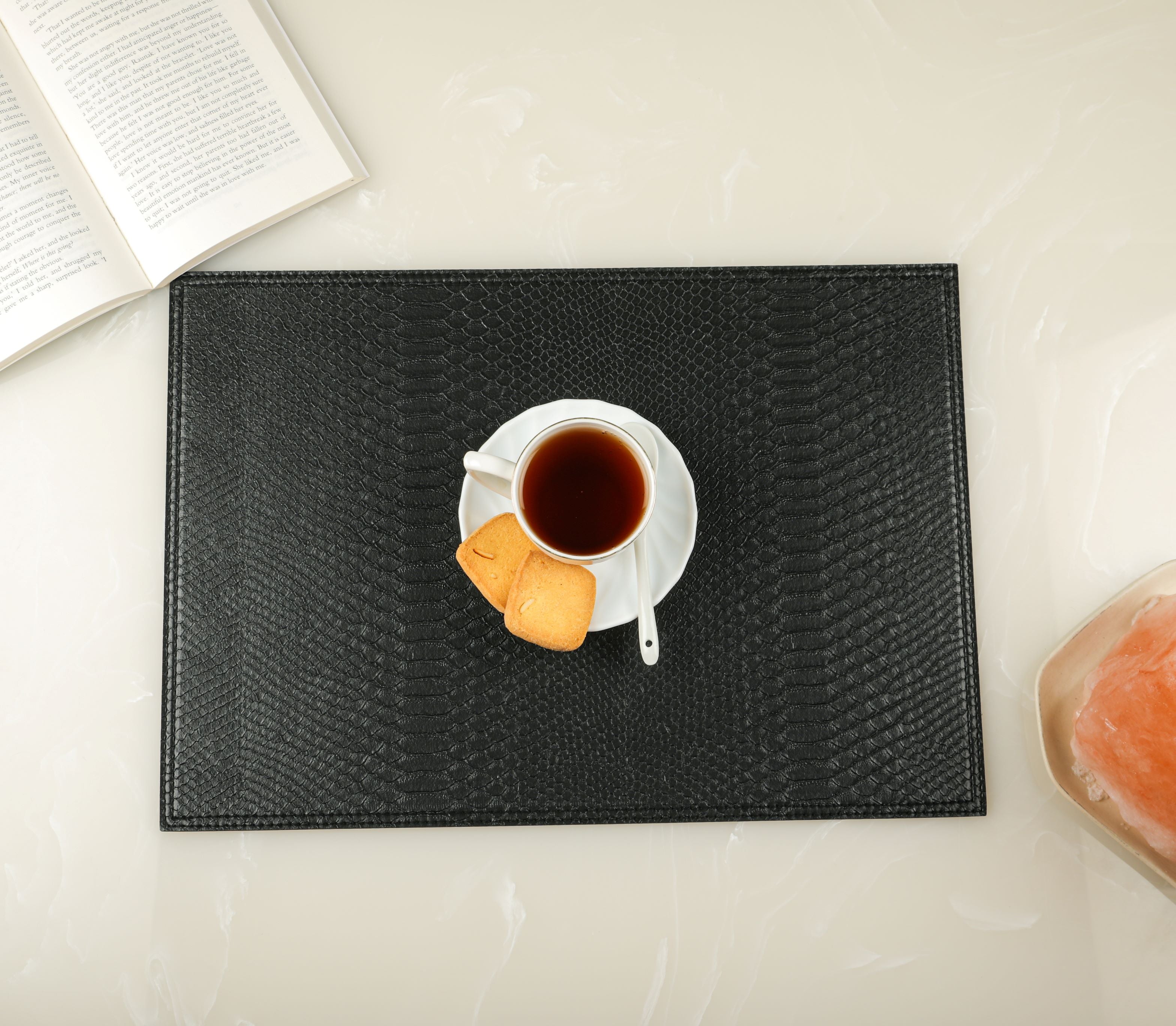 Black Table Mats (Set Of 6)