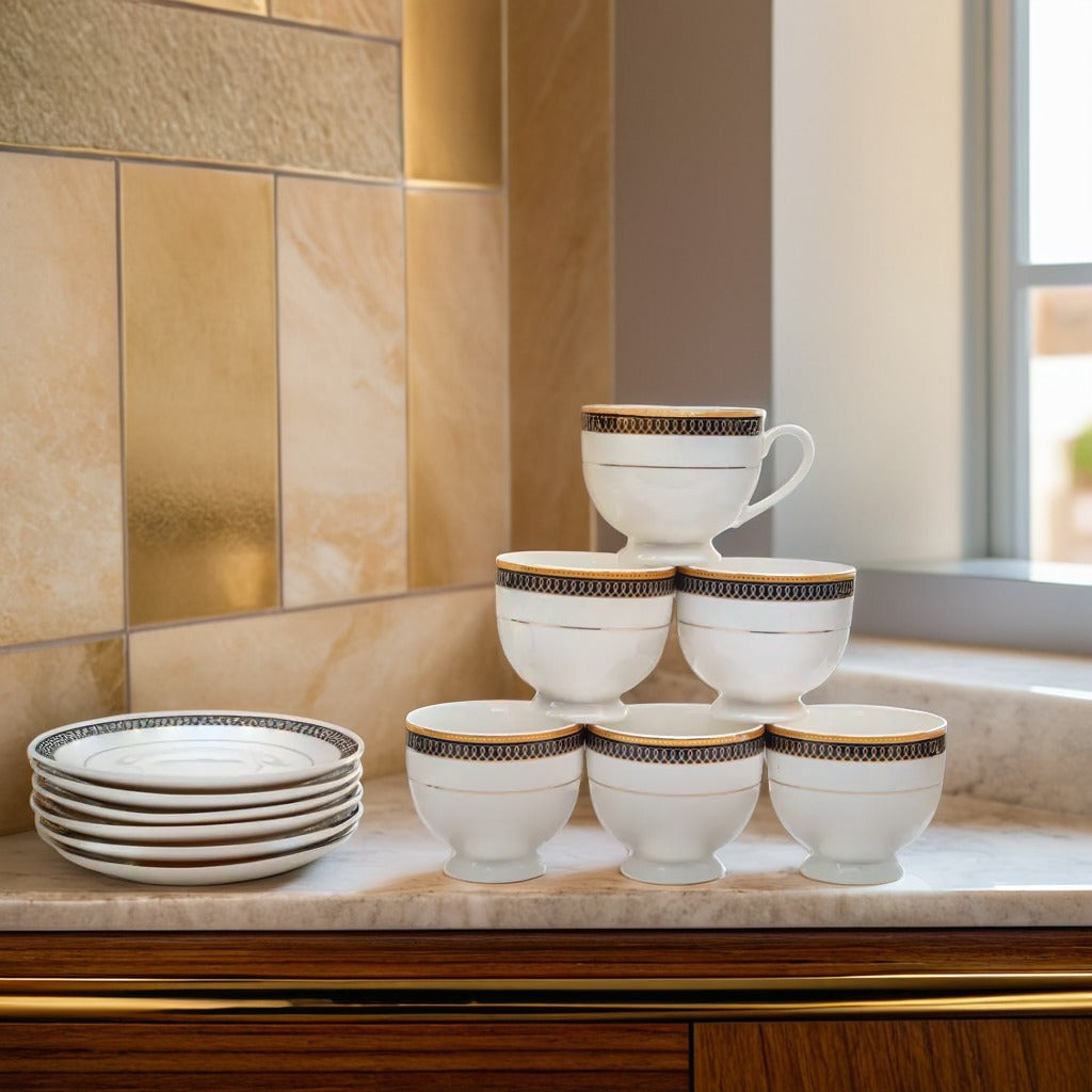 Cup & Saucer Set of (6+6)