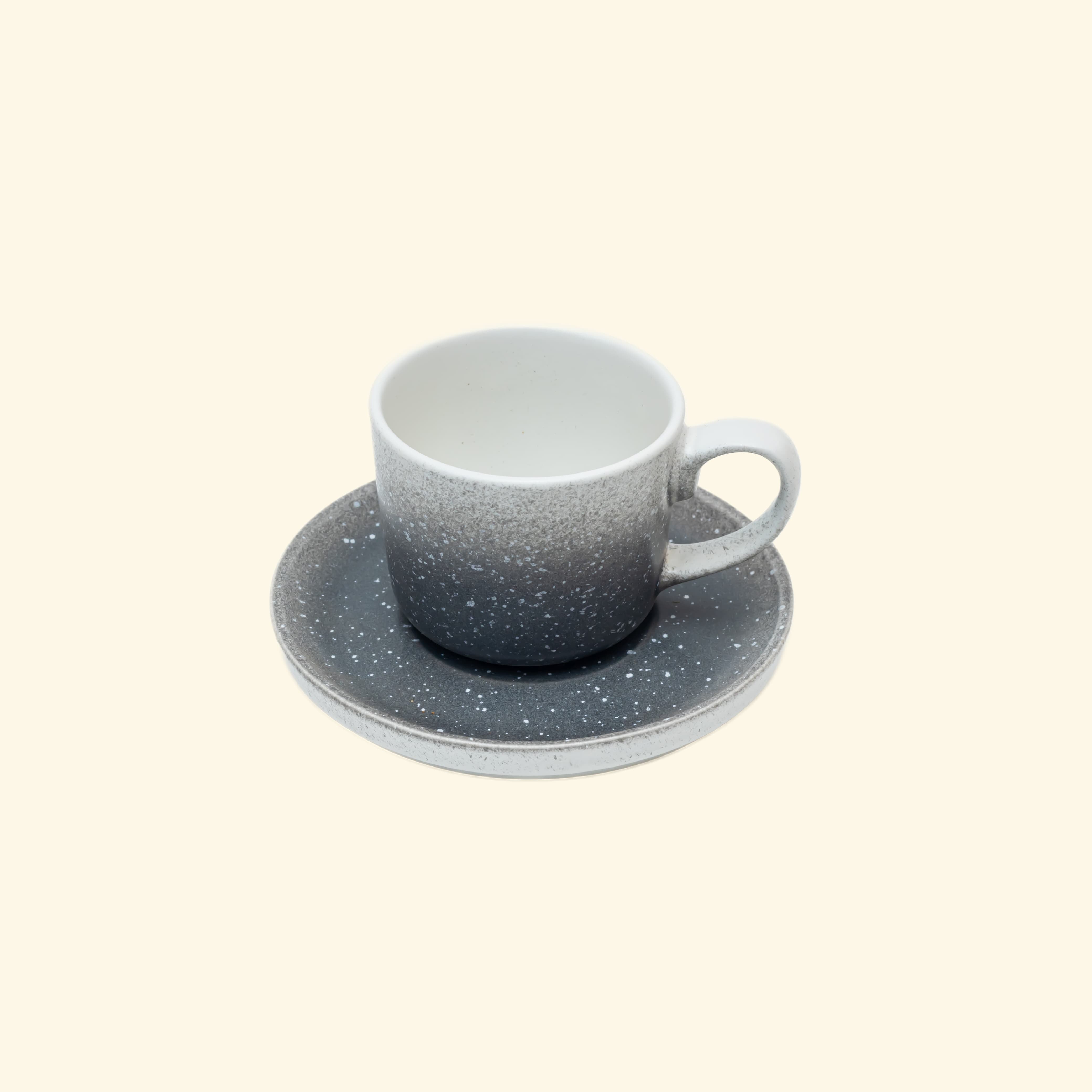 Ceramic Cup & Saucer (Set Of 6+6)