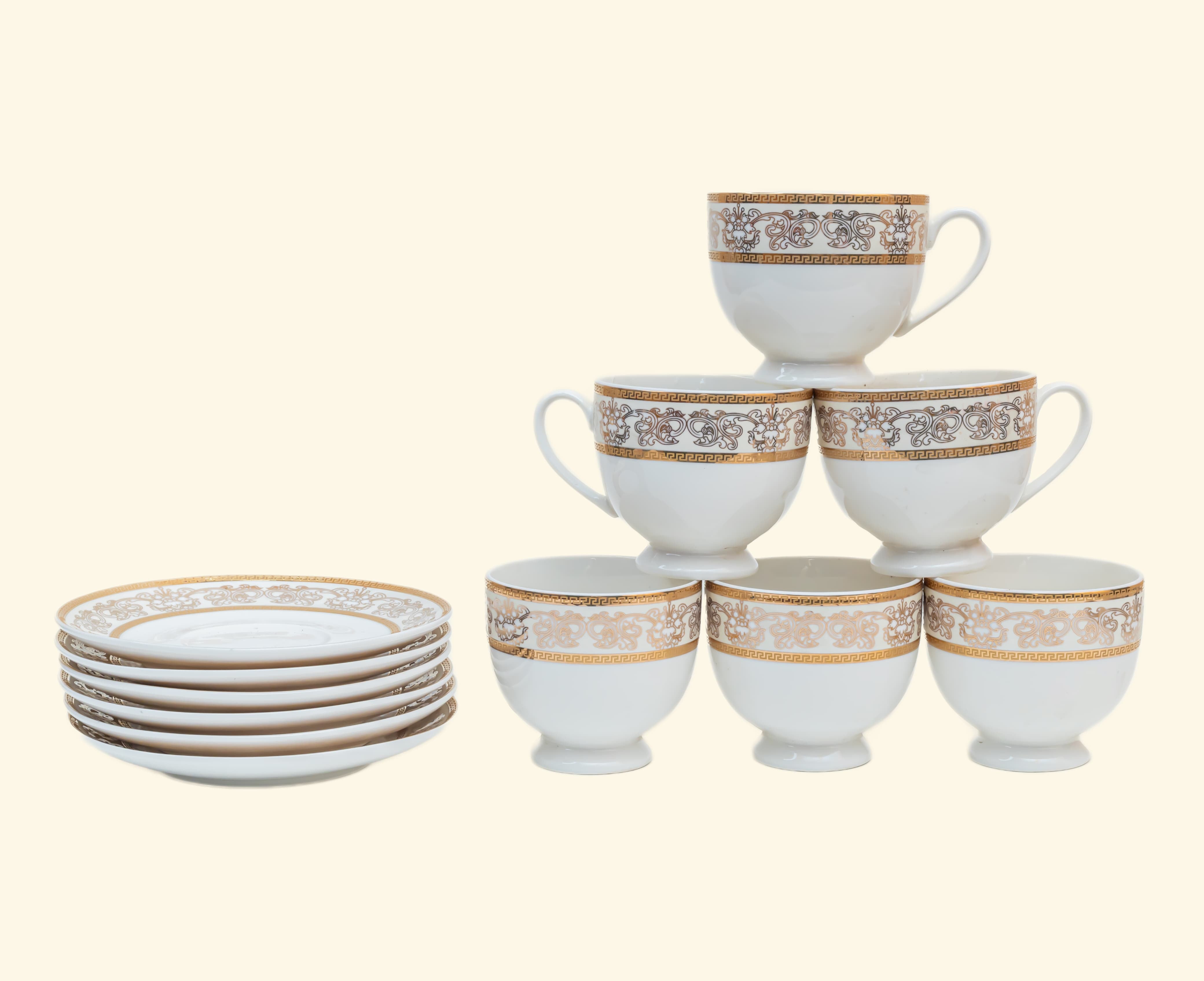 Cup & Saucer Set of (6+6)