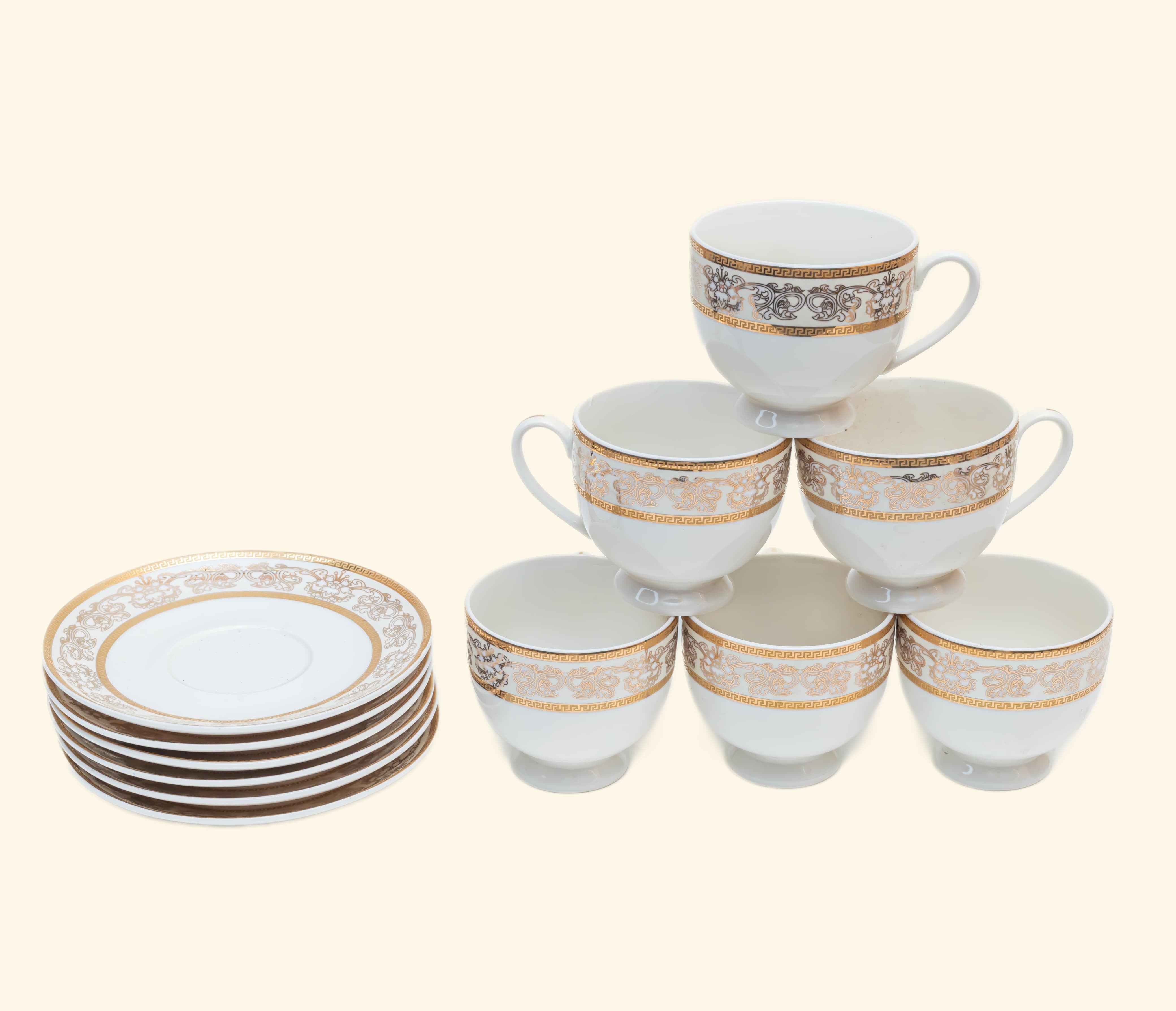 Cup & Saucer Set of (6+6)
